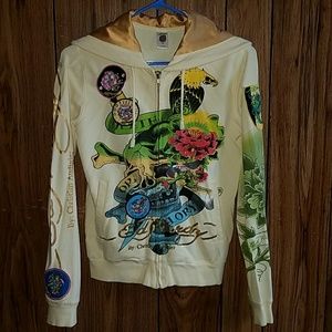 Ed Hardy death or glory sweatshirt